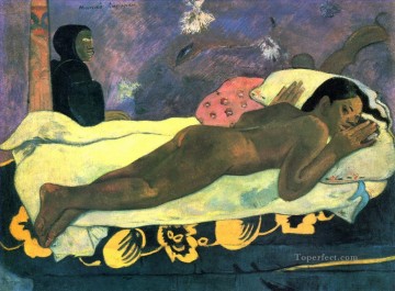 Paul Gauguin Painting - Espíritu de los muertos Observando Postimpresionismo Primitivismo Paul Gauguin